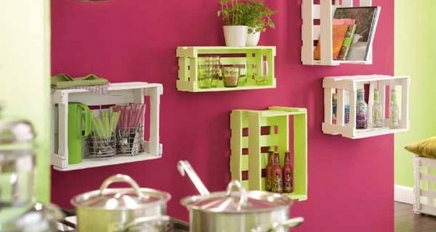 Upcycling wooden crates - cool ideas to decorate your home