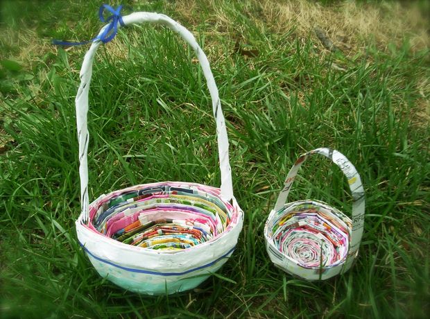 DIY Easter Basket Ideas Made with Recycled Materials